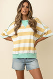 Sunlit Shores Colorblock Top