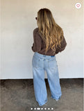 The Quincy Wide Leg Jeans by Blakeley