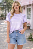 Sweet Lilac Stripe Tee