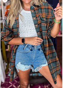 Harvest Trails Plaid Shacket