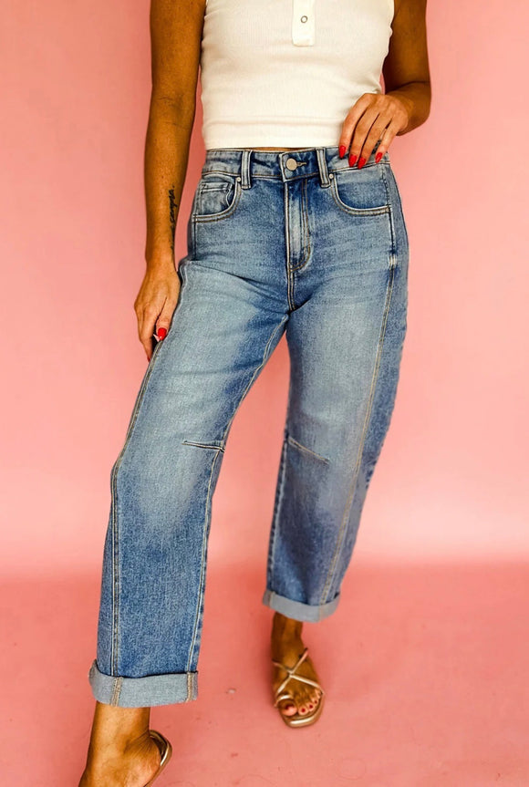 The Harper Barrel Jeans