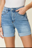 Judy Blue Tummy Control Cuffed Shorts