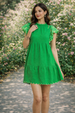 The Emerald Garden Party Dress