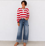 The Turn It Up Cuffed Jeans