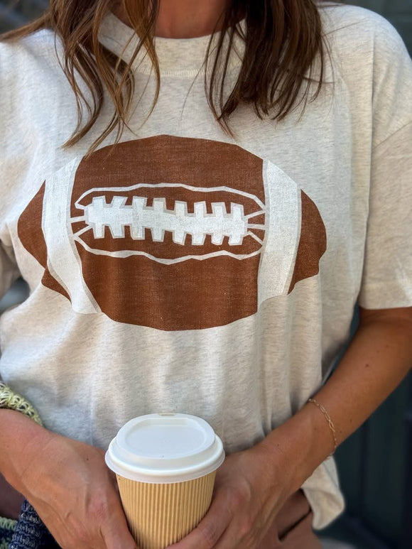 The Linen Football Tee