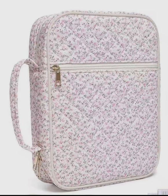 The Faith & Floral Quilted Bible Cover