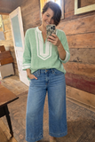 Risen Main Street Muse Wide Leg Jeans