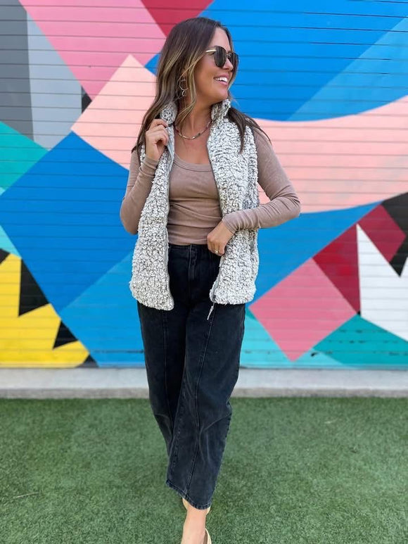 Cozy Cloud Sherpa Vest