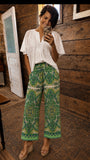 Emerald Escape Palazzo Pants