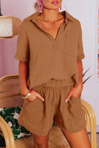 Chestnut Crinkle Set