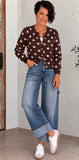 The Sweet Spot Polka Dot Cardigan