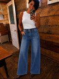 The Front Row Wide Leg Jeans