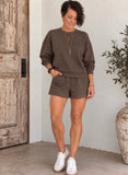 Casual Plans Scuba Short Set
