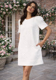 The Garden Grace Textured Dress