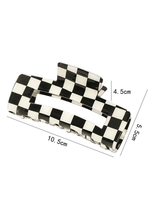 Checkered Hair clip