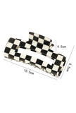 Checkered Hair clip