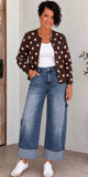 The Sweet Spot Polka Dot Cardigan