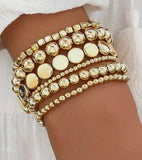 The Luxe Layered Shine Bracelet Set