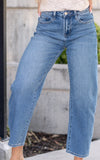 Weekend Wander Barrel Jeans by Vervet