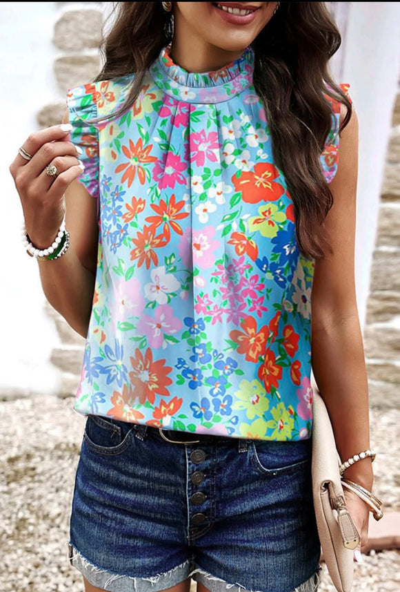 Fancy Floral Tank