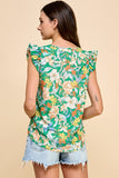 The Kennedee Flutter Sleeve Top