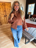 Sundown Suede Top