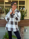 Graystone Plaid Sherpa