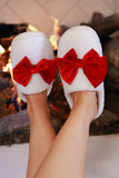 Merry & Bright Bow Slippers