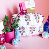 Bloom & Go Quilted Makeup Bags