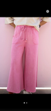 Sweet Blush Breeze Wide Leg Pants