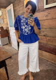 Stitched in Bloom Top