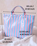 Sweet Stripe Carryall Tote